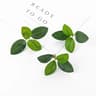 Artificial Green Silk Flowers Bulk Tea Leaf Wedding Decor Set 6