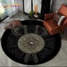 Viking Tree Of Life Round Area Rug Non Slip Decorative Floor Mat 28