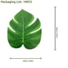 Artificial Tropical Palm Leaves Decor Set For Party Jungle Theme Styling 7