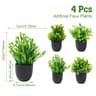Mini Artificial Potted Plants Set For Home Table Decor And Styling 10