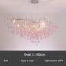 Luxury Crystal Branch Chandelier Modern Teardrop Ceiling Light For Living Room Dining Space 23