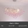 Luxury Crystal Branch Chandelier Modern Teardrop Ceiling Light For Living Room Dining Space 24
