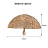 Nordic Woven Wall Hanging Natural Seaweed Fan Decor For Living Room And Entryway 9
