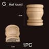 Roman Style Wood Column Cap Decorative Carved Applique For Furniture And Cabinet Upgrade 19