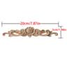Carved Wood Corner Strip Applique Decorative Furniture Trim 28