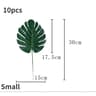 Artificial Palm Leaf Table Decor Tropical Party Coaster Set 11