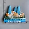 Azerbaijan Baku Fridge Magnet 3D Travel Souvenir Decor 8