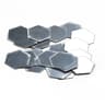 Hexagon Mirror Wall Stickers Self Adhesive Acrylic Decor Tiles 6
