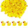 Glow In The Dark Mini Duck Figurines Set For DIY Decor And Crafts 7