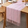 VerdantWeave Boho Table Runner Farmhouse Tassel Dining Decor 11