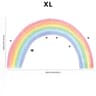 EverDream Pastel Rainbow Wall Stickers For Kids Room Nursery Decor 9