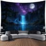 EverScape Waterfall Canyon Wall Tapestry Landscape Wall Hanging Decor 12