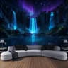 EverScape Waterfall Canyon Wall Tapestry Landscape Wall Hanging Decor 7