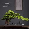 Artificial Pine Bonsai Tree Desktop Decor Evergreen Mini Landscape Plant 11