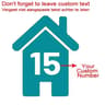 Custom Bin Number Stickers Vinyl House Number Decals For Trash Bins 10