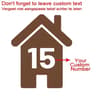 Custom Bin Number Stickers Vinyl House Number Decals For Trash Bins 12