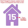 Custom Bin Number Stickers Vinyl House Number Decals For Trash Bins 14
