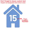 Custom Bin Number Stickers Vinyl House Number Decals For Trash Bins 8