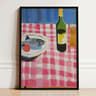 French Kitchen Wall Art Canvas Lemon Wine Poster For Dining And Home Decor 18