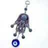 Hamsa Hand Evil Eye Wall Decor Metal Wind Chime Boho Hanging Ornament 6