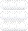 Clear Acrylic Ornament Blanks Round Disc DIY Craft Circles For Custom Decor 8