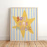 Unicorn Nursery Wall Art Inspirational Kids Room Canvas Magic Quote Decor 18