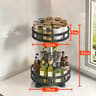 SpinEase Rotating Spice Rack Organizer Non Slip Kitchen Storage Tray 7