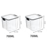StackSeal 5 Piece Airtight Food Storage Container Set 7