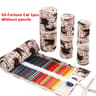 Canvas Roll Up Pencil Case Organizer For Pens Brushes And School Supplies 9