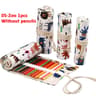 Canvas Roll Up Pencil Case Organizer For Pens Brushes And School Supplies 11