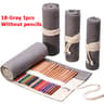 Canvas Roll Up Pencil Case Organizer For Pens Brushes And School Supplies 24