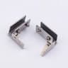 Glass Door Hinge Set For Wine Cabinet And Display Cabinets 6