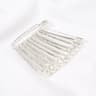 Gold Rhinestone Safety Pin Brooch For Sweaters And Shawls 6