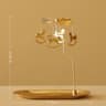 Gold Rotating Tealight Candle Holder For Home And Wedding Decor 11