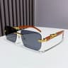 EdgeLux Rimless Retro Sunglasses 7