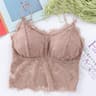 LaceGlow Sleeveless Crop Tank Bralette Top 9