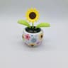 Solar Powered Swinging Sunflower Car Ornament 7