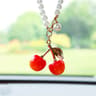 Cute Cherry Rearview Mirror Car Pendant 6