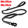 Reflective Tactical Bungee Dog Leash With Car Seatbelt For Large Dogs 8