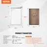 SucceBuy Weatherproof Pet Door With Locking Flap System 6