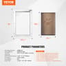 SucceBuy Weatherproof Pet Door With Locking Flap System 7