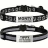 SafeGlow Personalized Reflective Cat Collar Set 6