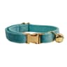 Personalized Velvet Cat Collar With Name Engraving And Bell 16