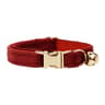 Personalized Velvet Cat Collar With Name Engraving And Bell 27