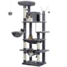Large Cat Tree Tower With Big Hammock And Scratching Posts 13