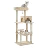 Multi Level Plush Cat Tree Tower With Hammock And Scratching Posts 6