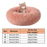 Calming Plush Donut Pet Bed For Cats And Small Dogs 10