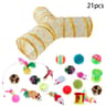 Rainbow Adventure Cat Tunnel Foldable Interactive Pet Play Tube For Indoor Cats And Kittens 22
