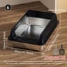 RoyalGuard Stainless Steel Cat Litter Box For Large Cats 10