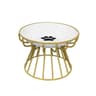 Elevated Ceramic Cat Bowl With Iron Stand 10